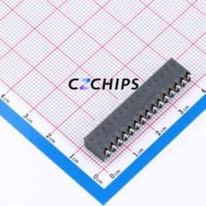 SSM-115-L-DH-TR Pin Socket SMD,P=2.54mm,Horizontal Mount Connector 2.54mm 2.54mm Square Hole Horizontal Mount - Product Image 2