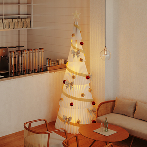 H235cm Sinh Thái Thân Thiện Gấp Giấy Giáng Sinh Trang Trí Cây Lớn Xmas <span class=keywords><strong>Tree</strong></span> Cho Cửa Hàng Trung Tâm Mua Sắm - Product Image 6