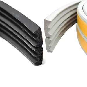 Tất cả các khí hậu EPDM cao su tự dính Sealant Strips cửa và cửa sổ weatherstrip 9 mét * 4 mét k hồ sơ E loại