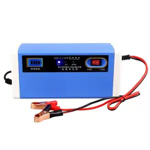 24v10a 12V 10a Auto Slimme Batterij Onderhouder Voor Auto Vrachtwagen Motorfiets Grasmaaier Boot Rv Suv Atv Lood Zuur Acculader