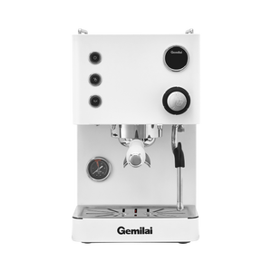 Cafetera Espresso Gemilai G3007Z de Diseño Italiano Premium, Color Blanco Nube de Algodón, con Rendimiento Excepcional - Product Image 3
