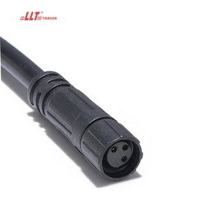 Llt trong nhà ngoài trời nhựa cáp điện 3pin kết nối không thấm nước M8 - Product Image 3