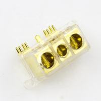 Bornes de connexion à vis plaquées or pour amplificateur de puissance automobile, bornes audio 3P