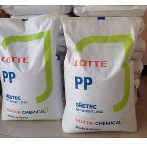 Polypropylène vierge PP Lotte Chemical de qualité alimentaire, matière première en granulés, sac de 25 kg, prix avantageux - Product Image 5