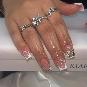<span class=keywords><strong>Uñas</strong></span> Postizas 3D Metálicas <span class=keywords><strong>Rosa</strong></span> Nude <span class=keywords><strong>Mate</strong></span> ABS, <span class=keywords><strong>Uñas</strong></span> a Presión al por Mayor en Stock - Product Image 3