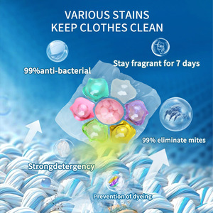 7-in-1 Laundry <b>Detergent</b> Pods, Family Pack: Cleans, Removes Stains, Leaves Fragrance, Softens Fabrics, Eliminates Mites, - Product Image 4