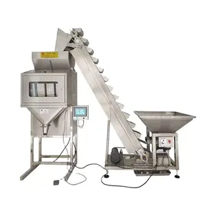 Mesin pengemasan mesin pengisi berat serbaguna untuk makanan ringan kacang gandum