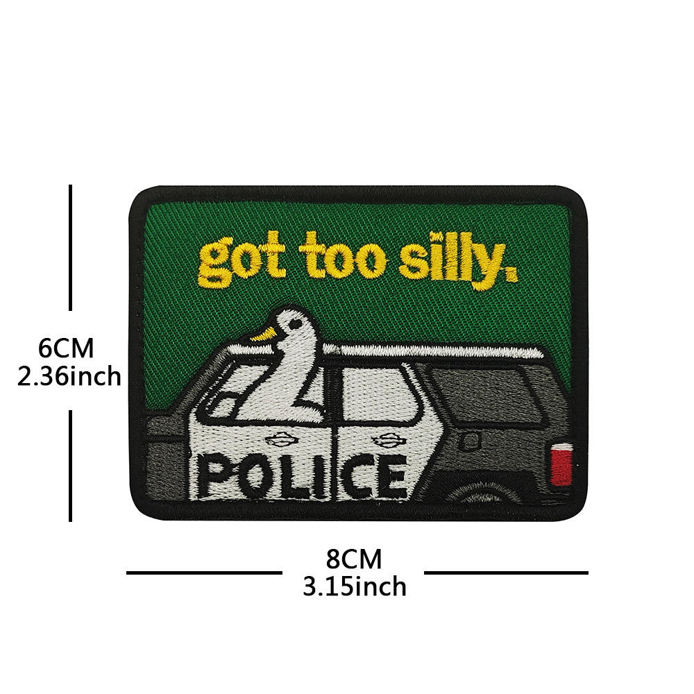 V01819-1silly goose got too silly (green cloth 1#)