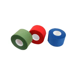 China Factory Wholesale Cotton Fabric Sports Tape No Elasticity with CE and ISO Approved