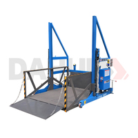 Plataforma Elevadora Hidráulica Portátil Móvil de 2 y 3 Toneladas para Uso en Construcción, Carga y Descarga