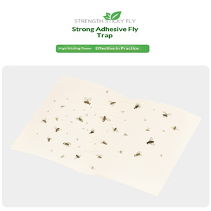 Piège à mouches adhésif à haute viscosité, non toxique, à suspendre, longue durée, attrape-insectes à colle pour intérieur, directement de l'usine - Product Image 5