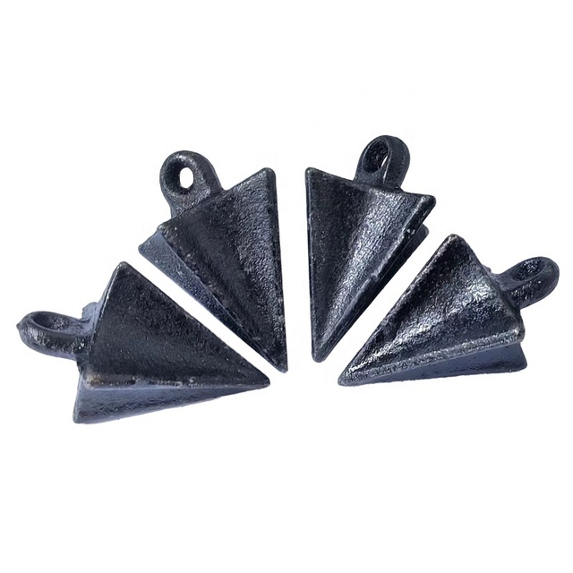 Qingdao Factory Wholesale Triangle Fishing Tackles Swivel Casting Star Fishing Weights Fishing Sinker