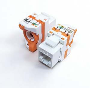 Conector Keystone RJ45 Cat6a UTP de Alta Velocidad - Conector Giratorio Sin Herramientas <span class=keywords><strong>para</strong></span> Instalaciones de Cableado de <span class=keywords><strong>Red</strong></span> - Product Image 1