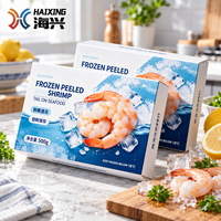 Boîte à fruits de mer en carton ondulé certifiée qualité alimentaire, écologique, recyclable, emballage sans toxines pour l'exportation de saumon biologique