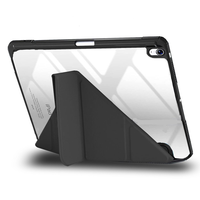 Étui pour iPad 11e, 10e, 9e génération, A16, Air 6, 5, 4, Pro 11, 10.2, 10.9, support pliable Y-Fold Origami, coque arrière transparente en acrylique, housse de tablette Funda