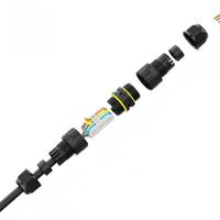 Connecteur de câble étanche M25 en cuivre, bloc de jonction IP68 anti-poussière à pression, 400V, pour câblage industriel
