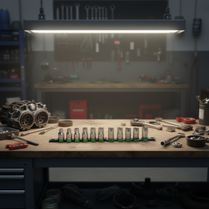 625A/S10 <b>Socket</b> Set 10 Pc Metric Chrome Vanadium Steel Auto Repair Tool Kit - Product Image 3