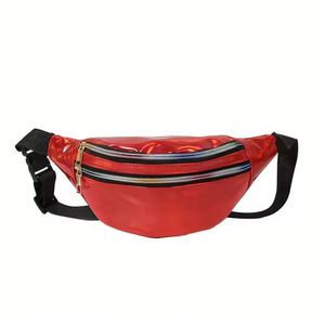 Bolsa de Pecho Casual Reflectante de PU con Láser OEM y ODM, Disponible en Stock, para Viajes a la Playa - Product Image 2