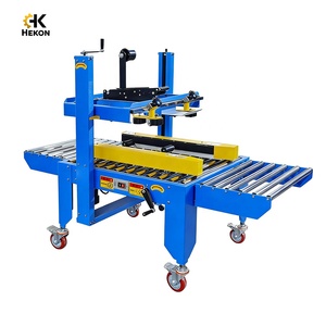 Mesin Penutup Kotak Semi Otomatis HKF-5050 dengan Penggerak Samping, Mesin Penyegel Kotak dengan Lakban, Mesin Penyegel Karton - Product Image 1