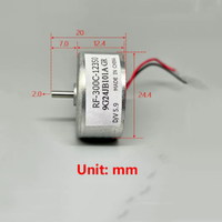 Original RF-300C-12350 3V- 6V 5.9VDC 24mm 300 Round Mute Motor pour Car AV CD DVD Player