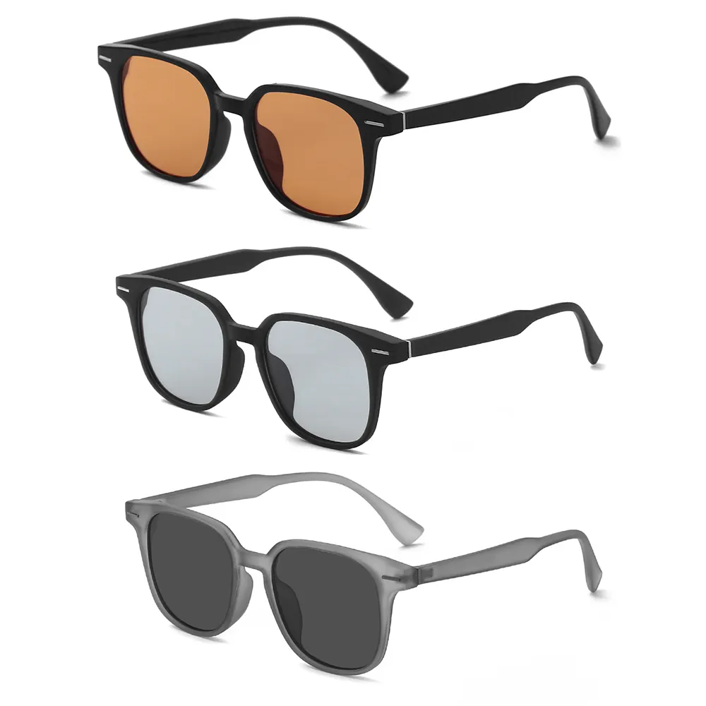 Fashion Vintage Round TR90 Polarized Sunglasses Luxury Brand Designer Sun Glasses Oculos De Sol TR90 Sunglasses Men