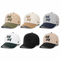 Gorra de Golf con Logotipo Personalizado, Gorra Trucker Transpirable con Corte Láser, Gorra de Béisbol Bordada, Ajustable con Cierre a Presión, Fabricante OEM