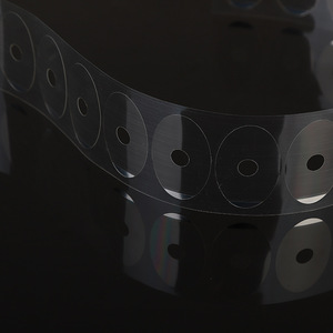 Pegatina antideslizante transparente ovalada, rollo de 1000 Uds., protección para accesorios de equipos de procesamiento de gafas - Product Image 2