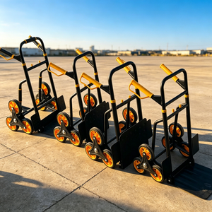 Carretilla Plegable para Subir <span class=keywords><strong>Escaleras</strong></span> <span class=keywords><strong>de</strong></span> Alta Resistencia <span class=keywords><strong>de</strong></span> 150 kg, Carretilla <span class=keywords><strong>de</strong></span> Carga con 6 Ruedas para Mudanzas y Entregas en el Hogar - Product Image 6