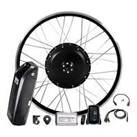 Kit Moteur sans Balais et sans Engrenage pour Vélo Électrique DIY / Kit de Conversion Moteur Électrique pour Vélo Léger et Facile à Transporter