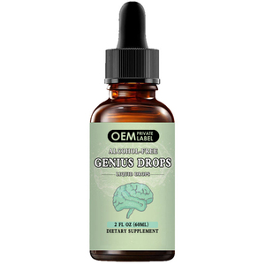 Compléments alimentaires liquides OEM Kids Natural Genius pour la concentration et <span class=keywords><strong>l</strong></span>'<span class=keywords><strong>attention</strong></span> des enfants, favorisant une fonction cérébrale saine - Product Image 1