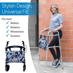 Muestra Gratuita, Venta al por Mayor de Fábrica, Bastones Plegables Portátiles de Aleación de Aluminio Personalizados con Asiento, Bastón con Silla para Personas Mayores, Bolsa para Muletas - Product Image 3
