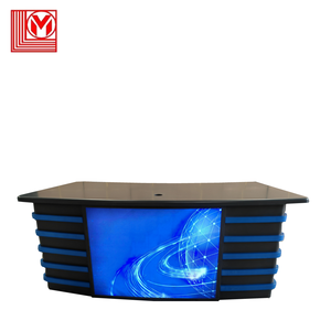 ML ----   Mesa de Transmisión de <span class=keywords><strong>Radio</strong></span> y Televisión, Mesa de Transmisión <span class=keywords><strong>en</strong></span> <span class=keywords><strong>Vivo</strong></span> para Presentadores de <span class=keywords><strong>Radio</strong></span>, Mesa de Entrevistas para Estudio de Televisión - Product Image 2
