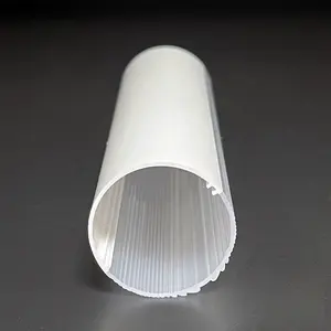 Bming profilo di estrusione di plastica LED Strip Light diffusore Cover LED Linear Light Cover copertura del tubo LED in policarbonato