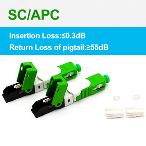 Conector Rápido SC UPC ESC 250D de <span class=keywords><strong>Fibra</strong></span> <span class=keywords><strong>Óptica</strong></span>, Conector SC APC con Baja Pérdida de Inserción Integrada para <span class=keywords><strong>Cable</strong></span> de Bajada - Product Image 5