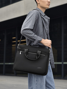 Business Crossbody Men's New Fashion Unisex Oxford Waterproof Casual <b>Luggage</b> Large Capacity Polyester Laptop Zipper <b>Bag</b> - Product Image 6