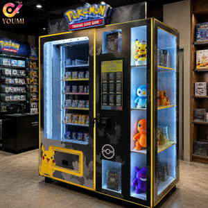 Distributeur automatique de cartes à collectionner Pokémon (TCG) avec paiement par code QR, écran tactile 21,5 pouces, distributeur de boosters TCG - Product Image 1