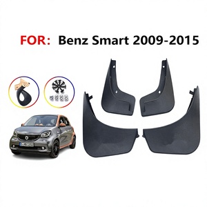 Déflecteurs de pneus en plastique noir pour Smart 2 portes et 4 portes (2016-2022) – Accessoires auto, Garde-boue Smart - Product Image 5
