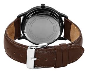 Reloj de pulsera de cuero para hombre, cronógrafo de fase lunar, resistente al agua, con movimiento japonés Miyota 6P80, de marca de lujo superior - Product Image 4