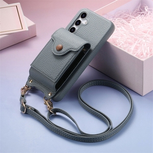 Para <span class=keywords><strong>Samsung</strong></span> A05/A05S/A15/A25/A35/A55/S25 <span class=keywords><strong>Ultra</strong></span> Cross Shoulder Wallet Phone case contraportada - Product Image 1