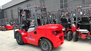 Equipo de Almacenamiento de Carga para Almacenes, Montacargas de 5 Toneladas, Motor Diésel <span class=keywords><strong>Mitsubishi</strong></span>, Elevadores de Construcción - Product Image 3