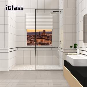 Puerta de ducha de vidrio templado de 10mm con marco de baño <span class=keywords><strong>IGlass</strong></span> Walk in - Product Image 1