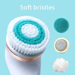 4 1 Electric Bath Shower <b>Brush</b> Long Handled USB <b>Powered</b> Household Use Handheld Massage Body Foot Cleaner Back Cleaning Function - Product Image 5