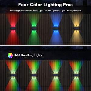 Lampe solaire murale extérieure IP65 en gros, étanche, à LED, pour clôture de jardin, alimentée par énergie solaire - Product Image 2