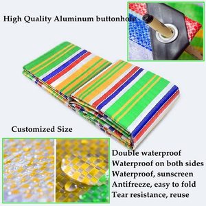 Màu xanh/màu vàng không thấm nước PE bạt trong tấm CuộN PE bạt cho lều Bìa tại Trung Quốc - Product Image 5