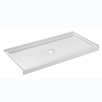 Base de douche et receveur en acrylique moderne, vente directe d'usine, receveur de douche certifié CUPC pour salle de bain