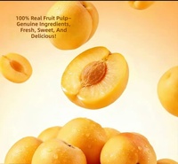 Vitamine C-rijke, sappige gele perziken, zonder toevoegingen, versgeplaatst, individueel verpakt fruit snacks, rechtstreeks van de fabriek.