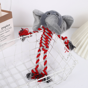 Mainan kunyah lucu baru produk anjing boneka hewan dengan kaki panjang tahan lama tali katun ChewToy - Product Image 5