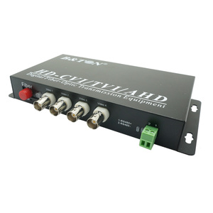 Convertidor óptico HD CVI/HD TVI/AHD con transmisor y receptor de fibra óptica de 4 canales. Modo único/multimodo - Product Image 6