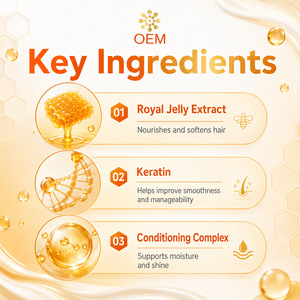 Traitement énergisant pour les <span class=keywords><strong>cheveux</strong></span>, crème pour le cuir chevelu, extrait de <span class=keywords><strong>gelée</strong></span> <span class=keywords><strong>royale</strong></span>, parfum floral, masque capillaire - Product Image 4