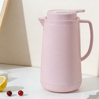 Nouvelle conception de carafe à café en verre à double paroi personnalisée, logo personnalisé, pot à thé et à café isolé, thermos